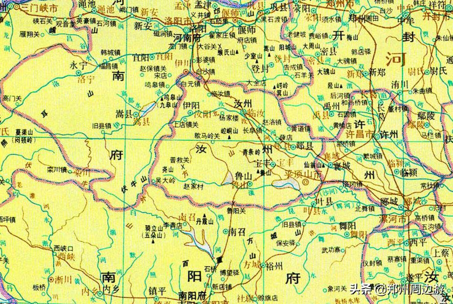 最新汝州地图探索指南，全方位了解汝州地理布局与景点特色🗺️